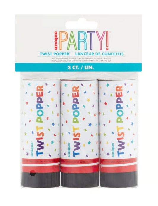 Twist popper 3ct
