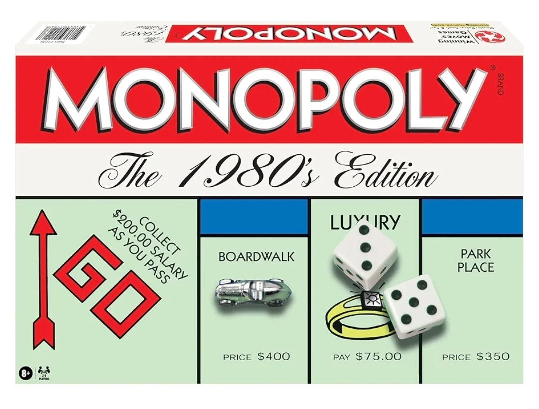 Monopoly The 1980's Edition