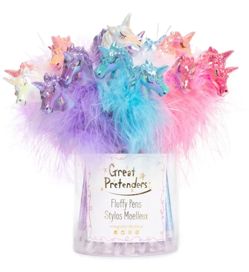 Great Pretenders Fluffy Unicorn Pens