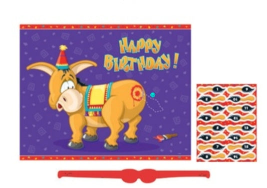 Unique Party! Party Game Pin The tail on the donkey