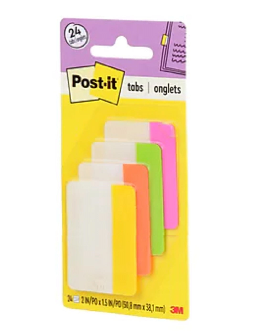 Post It Tabs Neon