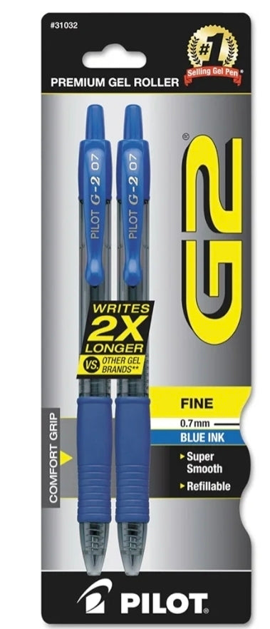 Pilot G2 Bold Blue ink