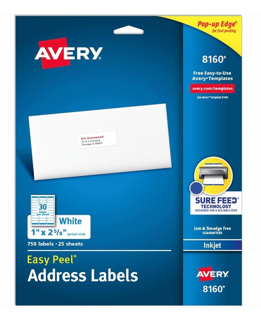 Avery address Labels printing
