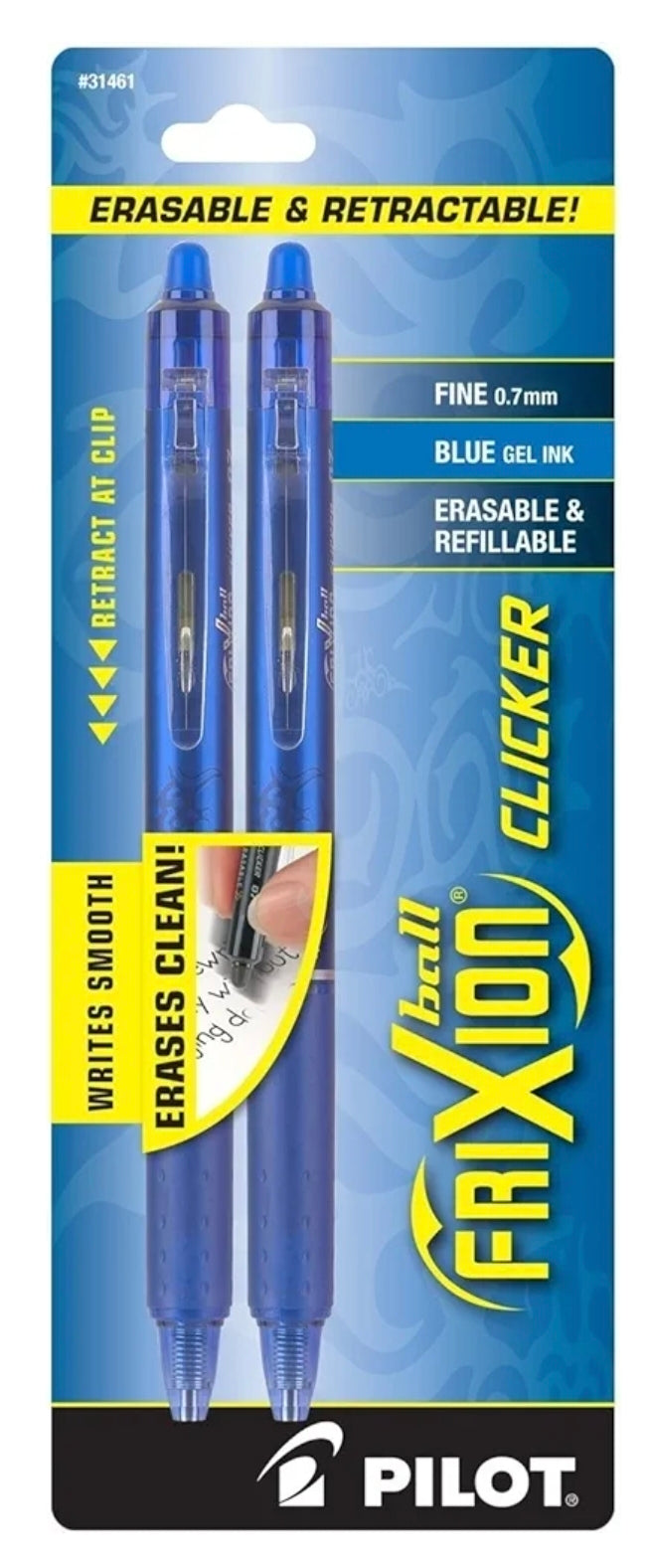 Pilot FriXion Ball Clicker (0.7mm) Blue Ink