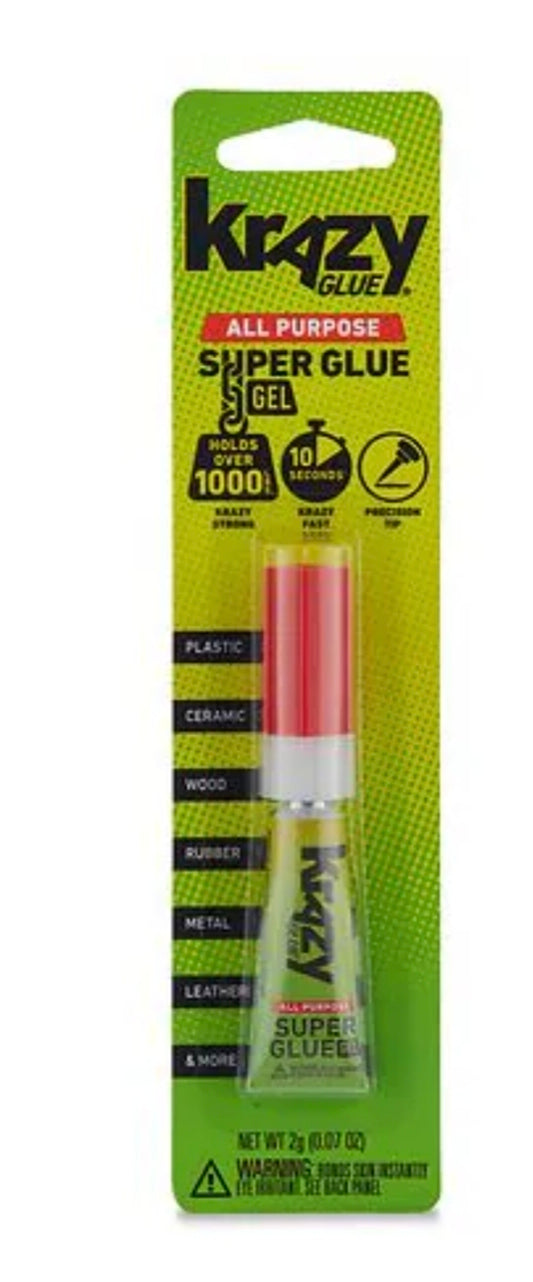 Krazy Glue Instant All-Purpose Glue Gel, 0.07 oz