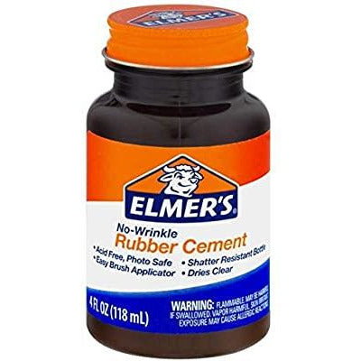 Elmer's Glue 4 Oz Rubber Cement