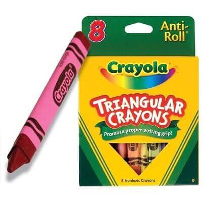 Crayola Triangular Crayons 8 Ct