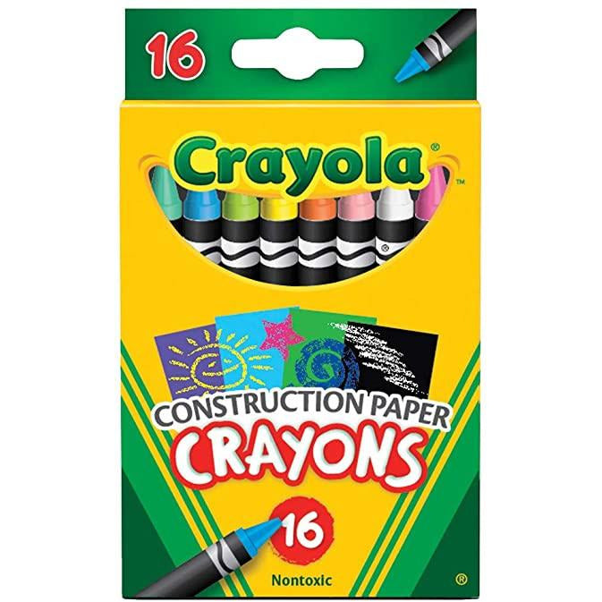 Crayola Construction Paper Crayons 16 Ct