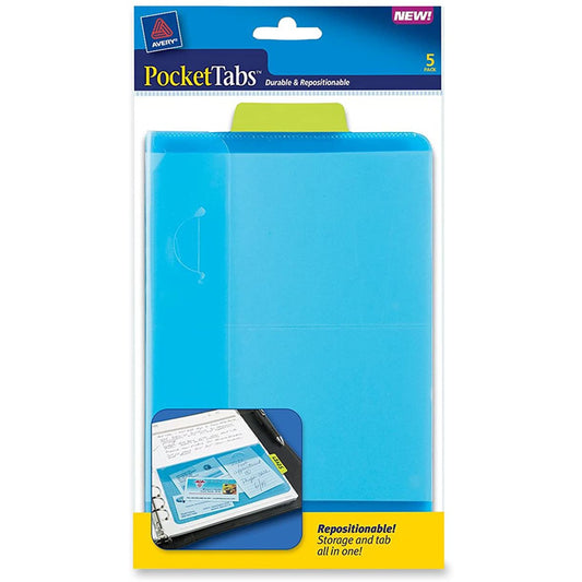 Avery Pockettabs Half Page Pocket Divider