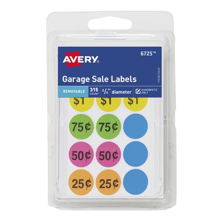 Avery Garage Sale Labels