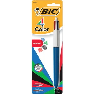 BiC 4 Color Medium/ Fine Ballpoint Pen