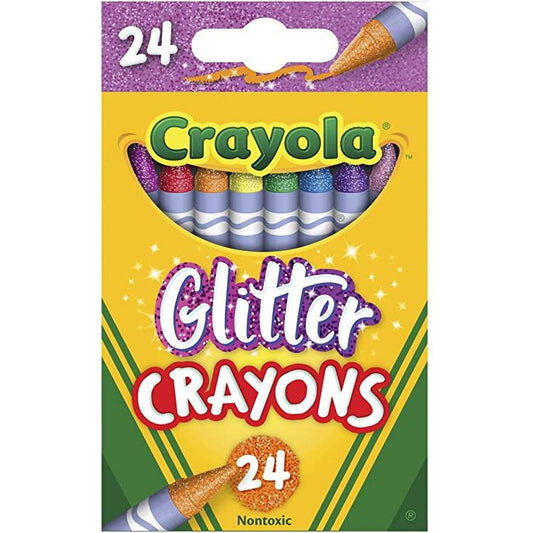 Crayola Glitter Crayons (24 Pack)