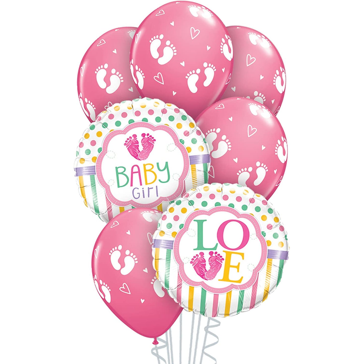 Baby Girl - Bouquet in a Box Balloons