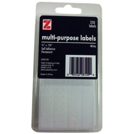 Multipurpose Labels 1/2 × 1 3/4