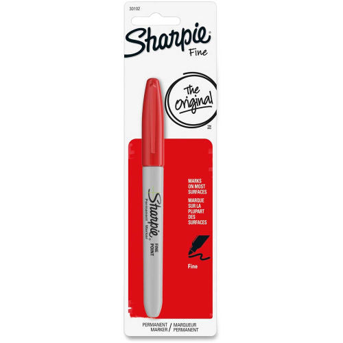 Sharpie Fine Tip, Red Ink