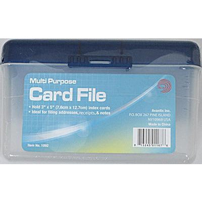 Multi Purpose Card File