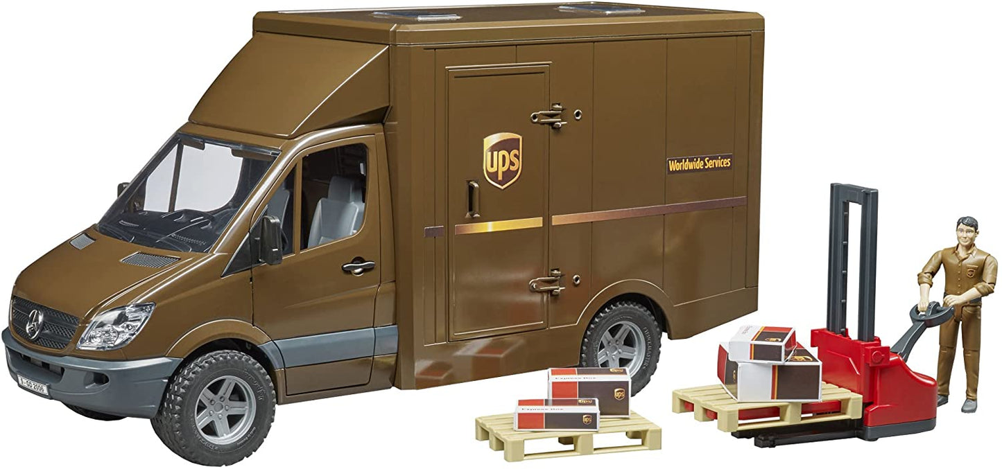 UPS Truck With Driver