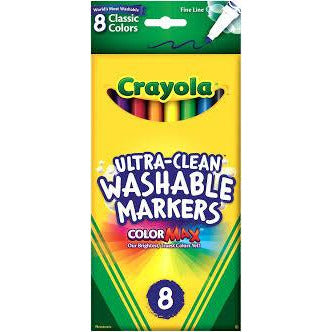 Crayola Fine Line Markers (8 Pack)