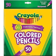 Crayola Colored Pencils 50 Ct