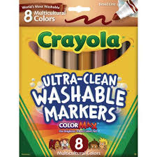 Crayola Multicultural Colors Broad Line 8 Ct