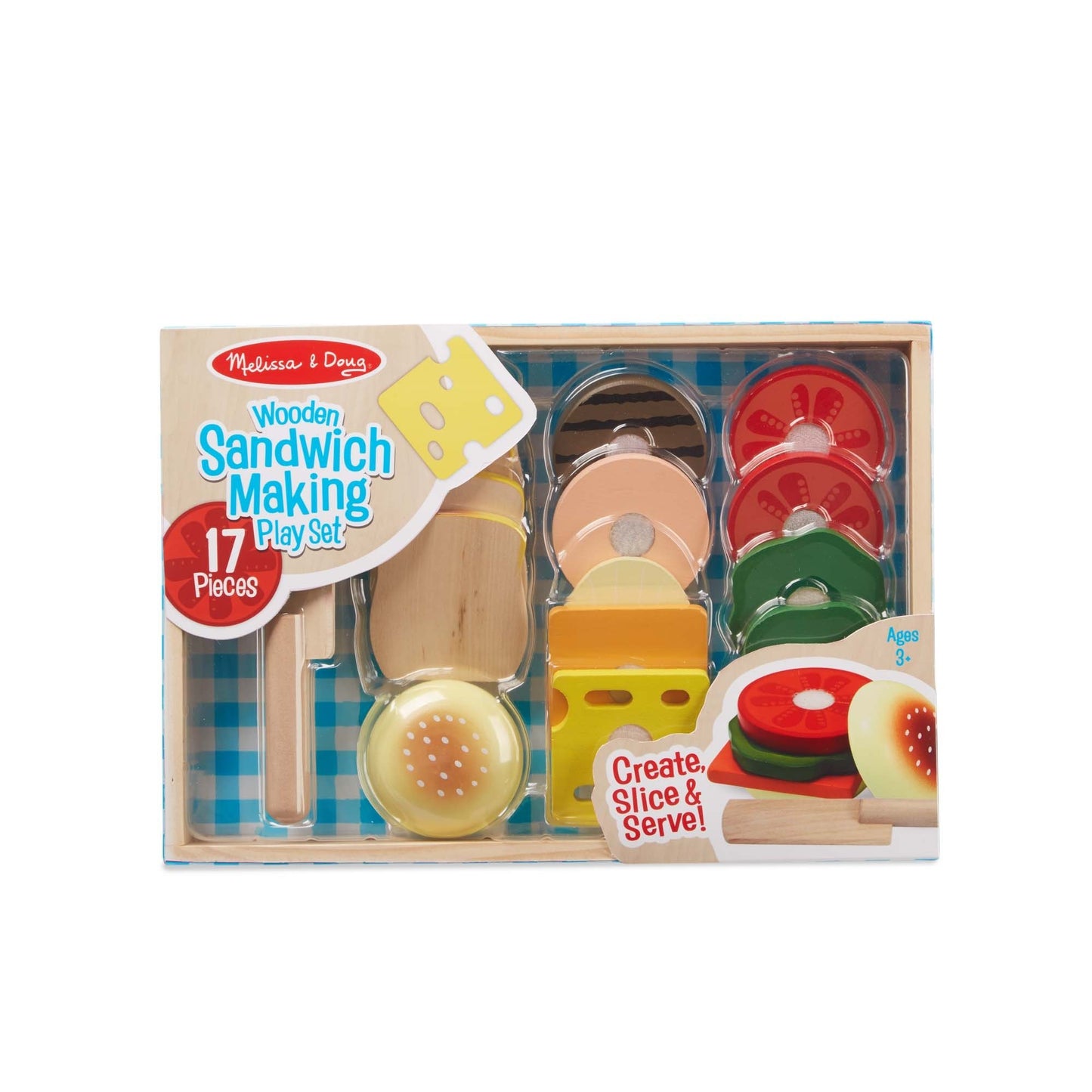 Wooden Sandwich Making Playset